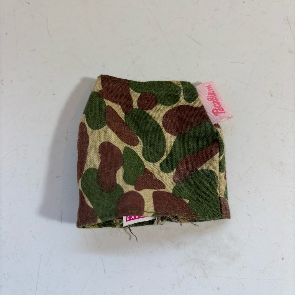 🛍️3/$30 vintage Barbie doll army camo‎ mini skirt